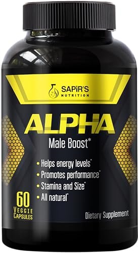 Alpha Testosteron Booster für Männer – Steigern Sie Größe, Energie, Kraft und Ausdauer – Testosteronpräparat für mehr Leistung