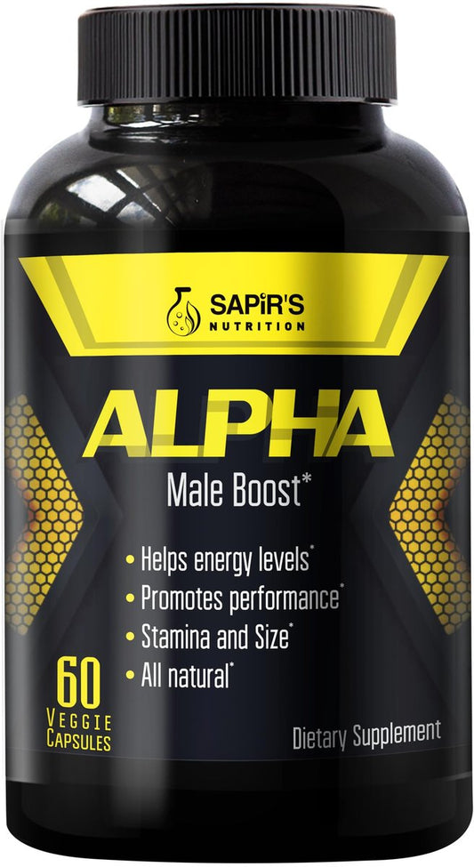 Alpha Testosteron Booster für Männer – Steigern Sie Größe, Energie, Kraft und Ausdauer – Testosteronpräparat für mehr Leistung