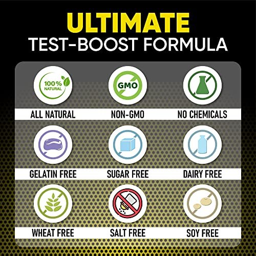 Alpha Testosteron Booster für Männer – Steigern Sie Größe, Energie, Kraft und Ausdauer – Testosteronpräparat für mehr Leistung