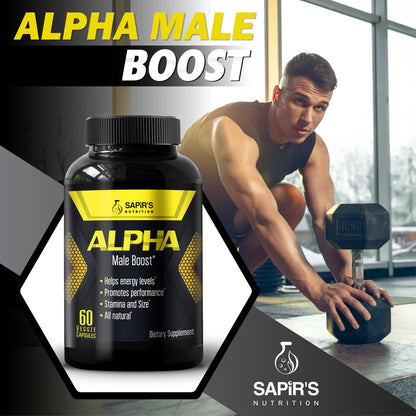 Alpha Testosteron Booster für Männer – Steigern Sie Größe, Energie, Kraft und Ausdauer – Testosteronpräparat für mehr Leistung