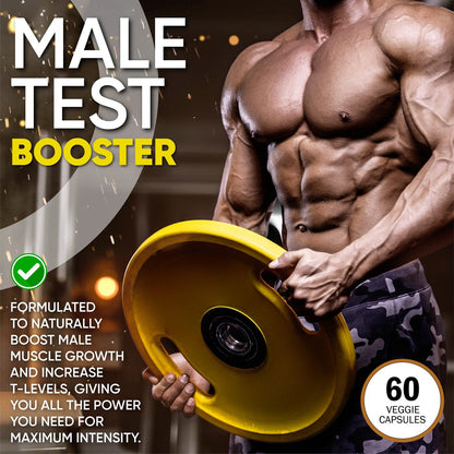 Alpha Testosteron Booster für Männer – Steigern Sie Größe, Energie, Kraft und Ausdauer – Testosteronpräparat für mehr Leistung