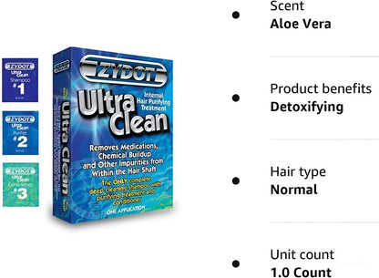 Zydot Ultra Clean Detox Shampoo Kit – Entgiftendes Haarreinigungs-Set für klare und saubere Haarfollikel