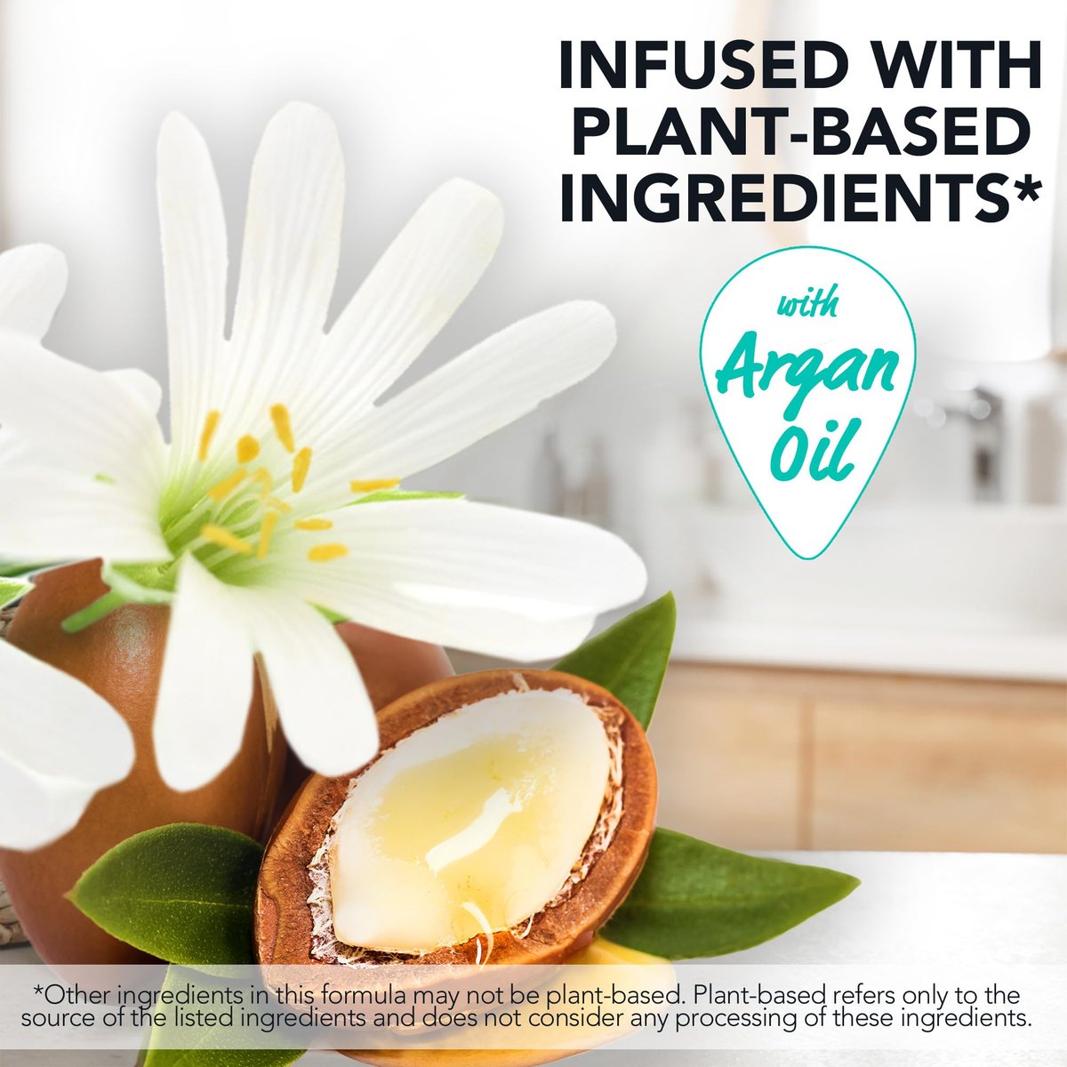 Summer's Eve Essential Botanicals All-Over Daily Feminine Wash mit Arganöl – Sanfte pH-ausgeglichene Körperwäsche für Frauen, entfernt vaginale Gerüche und erfrischt, 355 ml