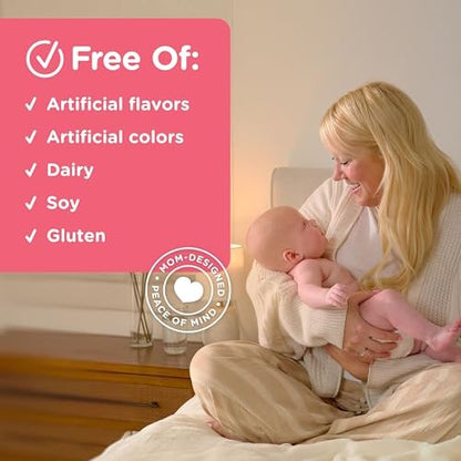Mommy's Bliss Postnatales Stillunterstützungspräparat mit Probiotika: Fenchel, Bockshornklee, Mariendistel und Milchdistel für die Milchproduktion, postpartale Immununterstützung (60 Portionen)
