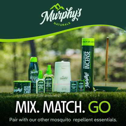 Murphy's Naturals Mückenschutz-Balsam-Stick, pflanzliche Inhaltsstoffe, Reisegröße, 0,5 Unzen pro Stück, 3er-Pack