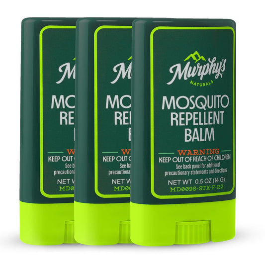 Murphy's Naturals Mückenschutz-Balsam-Stick, pflanzliche Inhaltsstoffe, Reisegröße, 0,5 Unzen pro Stück, 3er-Pack