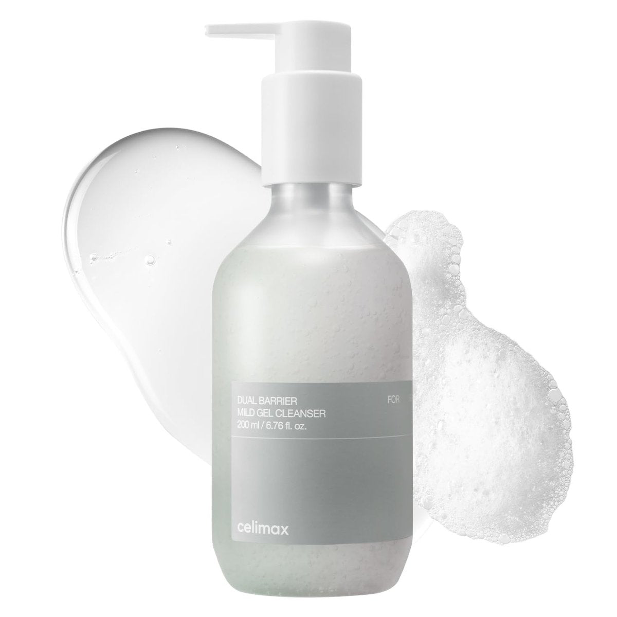 celimax Dual Barrier Mild Gel Cleanser mit Ceramiden – Sanfte Reinigung, Feuchtigkeitsspendend & Beruhigend, 200 ml