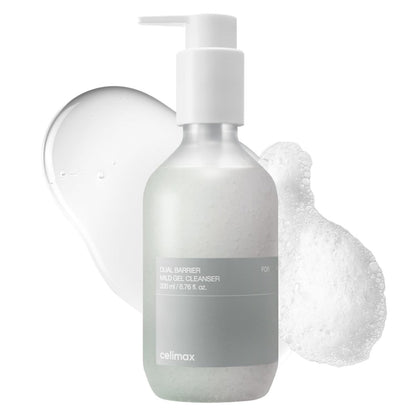 celimax Dual Barrier Mild Gel Cleanser mit Ceramiden – Sanfte Reinigung, Feuchtigkeitsspendend & Beruhigend, 200 ml
