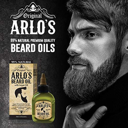 Arlo's 2-in-1 Beard Wash & Conditioner 12 oz. – Pro Growth Formula für kräftigen Bartwuchs