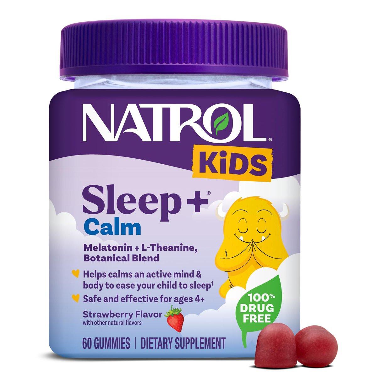 Natrol Kids Sleep+ Calm Schlafgummis für Kinder - 60 Stück