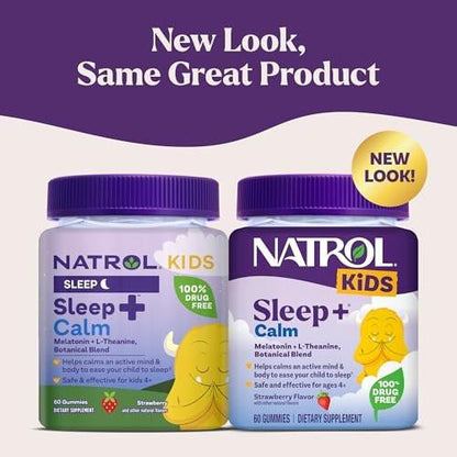 Natrol Kids Sleep+ Calm Schlafgummis für Kinder - 60 Stück