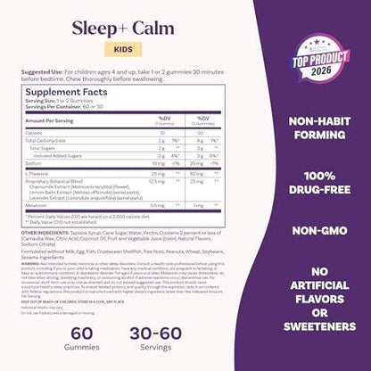 Natrol Kids Sleep+ Calm Schlafgummis für Kinder - 60 Stück
