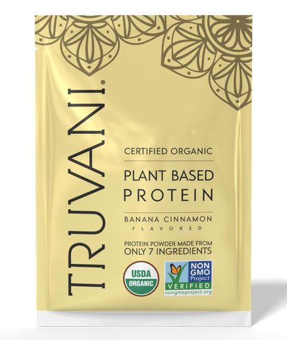 Truvani Bio-Erbsenproteinpulver | Banane Zimt | 20g pflanzliches Protein | Keto & glutenfrei | Ohne Zuckerzusatz