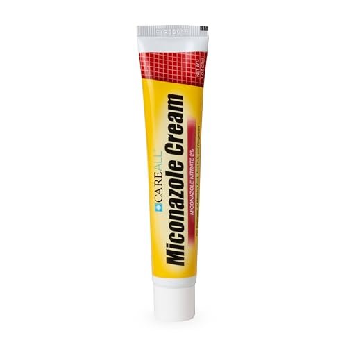 CareAll Miconazolnitrat 2% Antimykotische Creme 1,0 oz. – Behandelt Fußpilz, Juckreiz in der Leistengegend, Ringelflechte – Wirkstoffgleich mit führender Marke