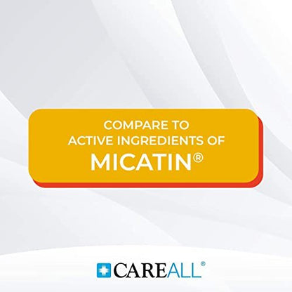 CareAll Miconazolnitrat 2% Antimykotikum-Creme 1,0 oz. (4er-Pack) – Behandelt Fußpilz, Jock Itch, Ringelflechte – Vergleichbar mit Markenprodukten