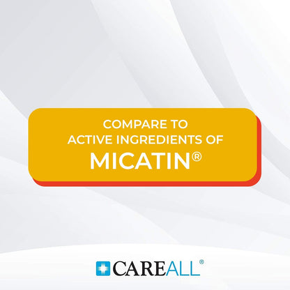 CareAll Miconazolnitrat 2% Antimykotikum-Creme 1,0 oz. (4er-Pack) – Behandelt Fußpilz, Jock Itch, Ringelflechte – Vergleichbar mit Markenprodukten