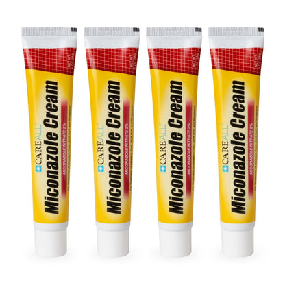 CareAll Miconazolnitrat 2% Antimykotikum-Creme 1,0 oz. (4er-Pack) – Behandelt Fußpilz, Jock Itch, Ringelflechte – Vergleichbar mit Markenprodukten