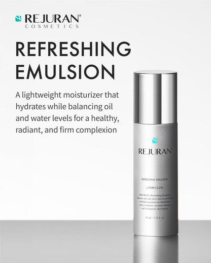 REJURAN® Erfrischende Emulsion, c-PDRN® - Lachs-DNA-Gesichtsfeuchtigkeitscreme für tiefe Hydratation, strahlenden Teint, Festigkeit, Hautelastizität und optimalen Feuchtigkeitshaushalt. Koreanische Hautpflege (45 ml)