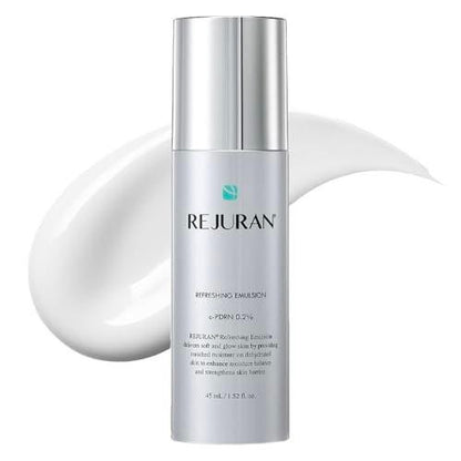 REJURAN® Erfrischende Emulsion, c-PDRN® - Lachs-DNA-Gesichtsfeuchtigkeitscreme für tiefe Hydratation, strahlenden Teint, Festigkeit, Hautelastizität und optimalen Feuchtigkeitshaushalt. Koreanische Hautpflege (45 ml)