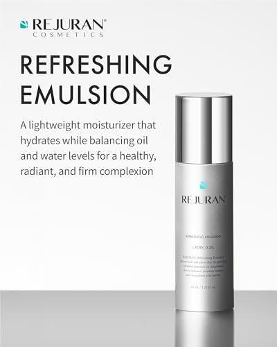 REJURAN® Erfrischende Emulsion, c-PDRN® - Lachs-DNA-Gesichtsfeuchtigkeitscreme für tiefe Hydratation, strahlenden Teint, Festigkeit, Hautelastizität und optimalen Feuchtigkeitshaushalt. Koreanische Hautpflege (45 ml)
