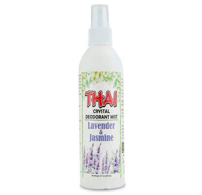 Thai Deodorant Stone Kristall-Mist Natürliches Deodorant Spray 8 oz. Bundle (Lavendel & Jasmin, einzeln)