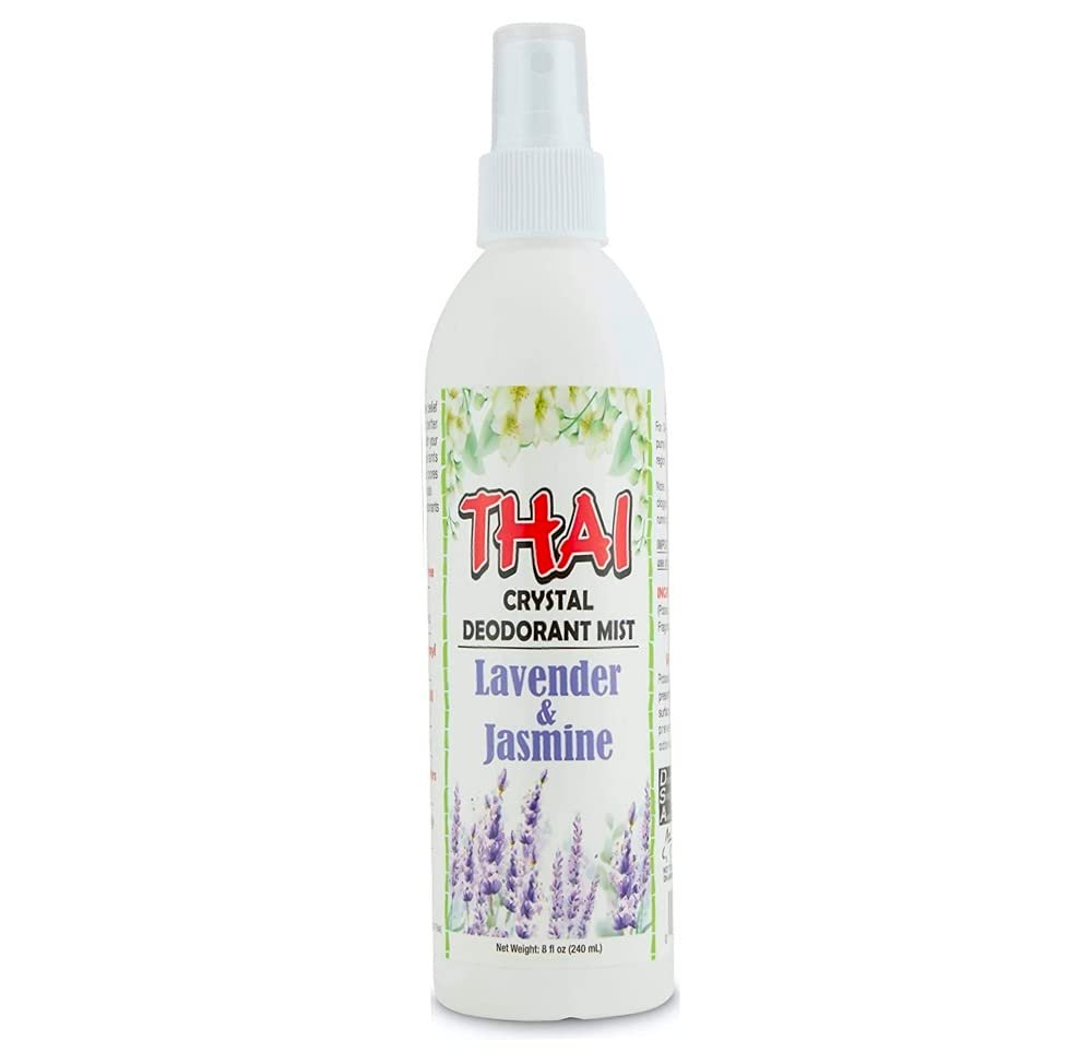 Thai Deodorant Stone Kristall-Mist Natürliches Deodorant Spray 8 oz. Bundle (Lavendel & Jasmin, einzeln)