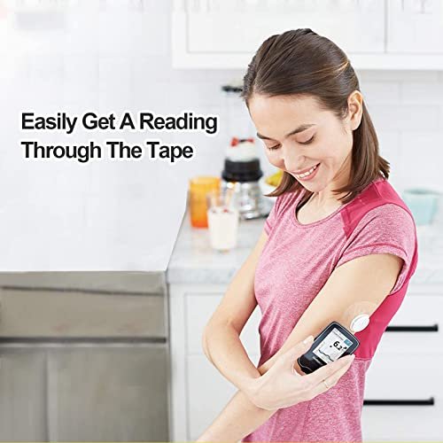 OBUZOO 40 Pack Libre Sensor Covers – Wasserfeste & Atmungsaktive Pflaster für Libre 1/2/3 Plus & Lingo – Transparente CGM Patches ohne Kleber in der Mitte – Hypoallergen & Latexfrei – 15 Tage Halt