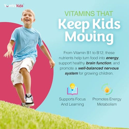 YumVs Kinder Multivitamin mit Eisen & Mineralien – Kautabletten – Trauben- und Beerengeschmack – für Kleinkinder & Kinder ab 2 Jahren – tägliches Multivitamin für Immununterstützung – Koscher, Nicht-GVO – 120 Kautabletten