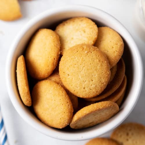 HighKey Glutenfreie Vanillewaffelkekse – 3er-Pack, kohlenhydratarmer Keto-Snack, zuckerfreier Nachtisch, diabetikerfreundlich, mit Mandelmehl, null Zuckerzusatz, proteinreicher Genuss für Erwachsene