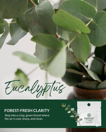 HONÉ Essence Wearable Aromatherapie Nasal Diffuser – Eukalyptus ätherisches Öl Nasenring Silikon Inhalator für Stress & Stimmung – Hergestellt in den USA & Reisefreundlich