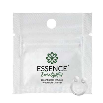 HONÉ Essence Wearable Aromatherapie Nasal Diffuser – Eukalyptus ätherisches Öl Nasenring Silikon Inhalator für Stress & Stimmung – Hergestellt in den USA & Reisefreundlich