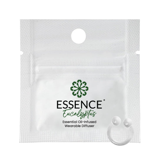 HONÉ Essence Wearable Aromatherapie Nasal Diffuser – Eukalyptus ätherisches Öl Nasenring Silikon Inhalator für Stress & Stimmung – Hergestellt in den USA & Reisefreundlich