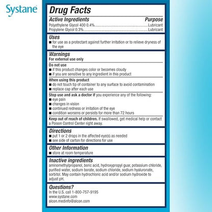 Systane Hydration Multi-Dose Konservierungsmittelfreie Augentropfen bei Trockenen Augen, 0,34 fl oz, Doppelpack (2er-Pack)