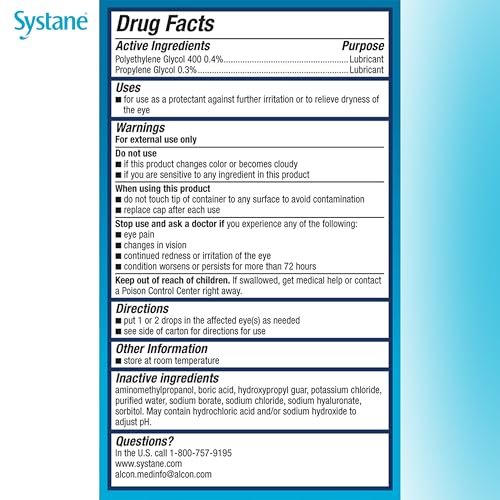 Systane Hydration Multi-Dose Konservierungsmittelfreie Augentropfen bei Trockenen Augen, 0,34 fl oz, Doppelpack (2er-Pack)