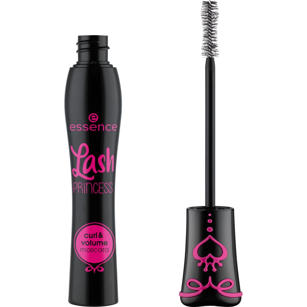 essence Lash Princess Curl & Volume Mascara – Vegan & tierversuchsfrei, 0,4 Fl Oz