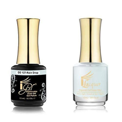 iGel 100% reiner Gel-Nagellack – Dip & Dap Kollektion (DD127 – Rain Drop) – 2er-Pack 0,5 fl oz