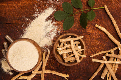 Bio Ashwagandha Wurzelpulver - 8 Unzen | Laborgeprüfte Reinheit | Nachfüllbarer Kraftbeutel, Nicht-GVO, Indischer Ginseng, Withania Somnifera - 100% Roh aus Indien