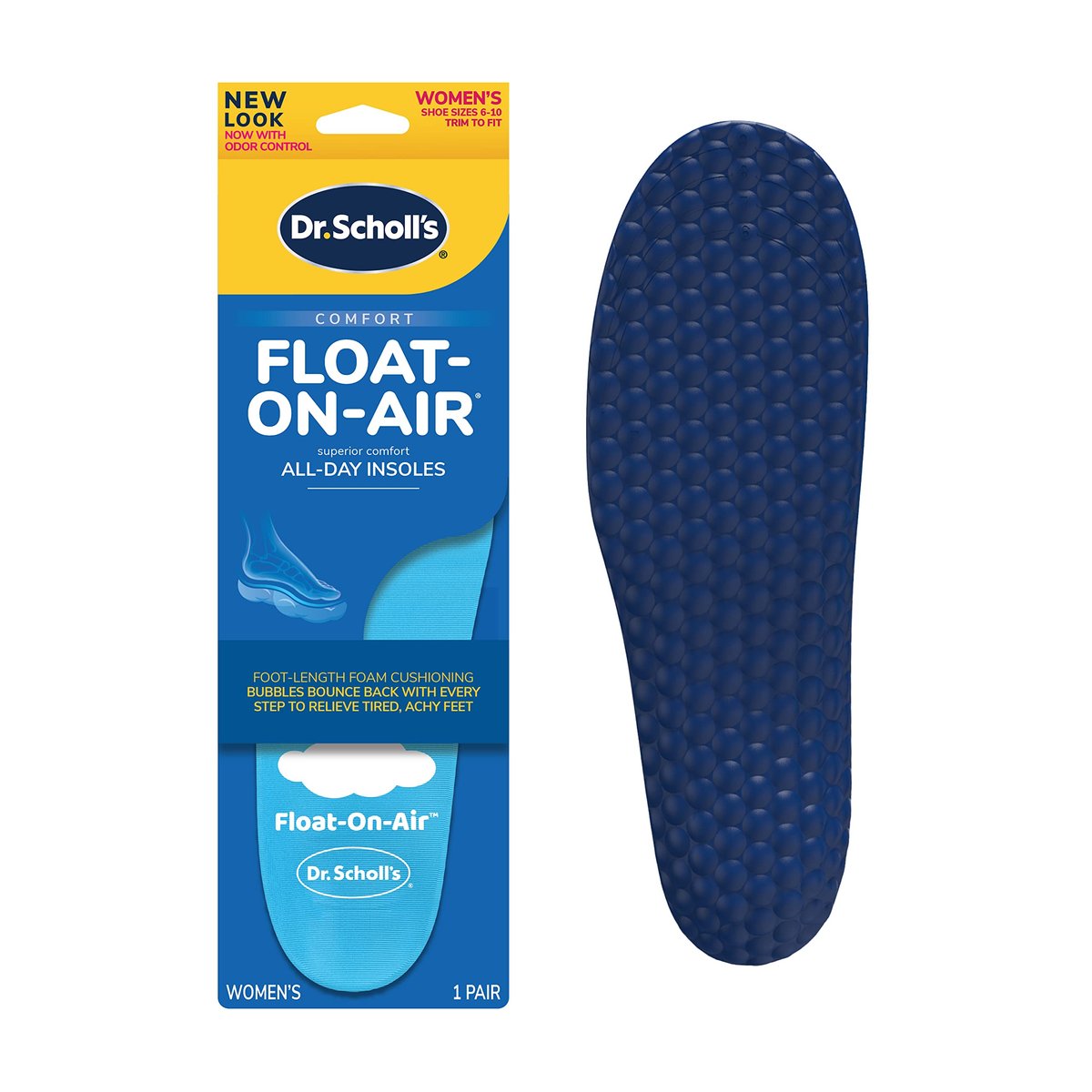 Dr. Scholl's® Float-On-Air® Komfort-Einlegesohlen für Damen, 1 Paar, volle Länge