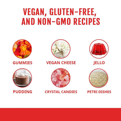 Kate Naturals Agar Agar Pulver – Vegane Gelatine-Alternative für Kochen & Petrischalen (113g, pflanzlich, Halal)