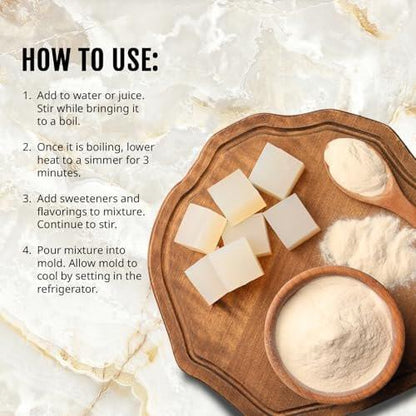 Kate Naturals Agar Agar Pulver – Vegane Gelatine-Alternative für Kochen & Petrischalen (113g, pflanzlich, Halal)
