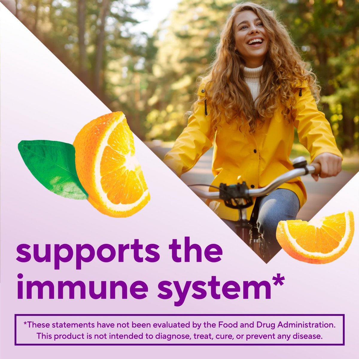 Vitafusion Extra Stark Power C Gummivitamine – Immununterstützung mit tropisch-zitrusfruchtigem Geschmack, 92 Stück