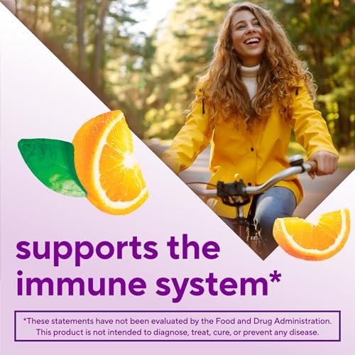 Vitafusion Extra Stark Power C Gummivitamine – Immununterstützung mit tropisch-zitrusfruchtigem Geschmack, 92 Stück