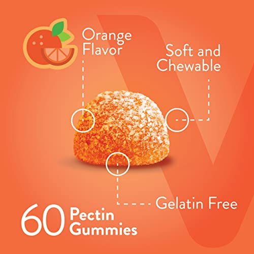 Viteey Vitamin C Gummis für Erwachsene & Teenager mit Zink & Echinacea – Immununterstützung – Vegan, Gelatinefrei, Glutenfrei, Gentechnikfrei – Leckere Orangengeschmack-Gummis