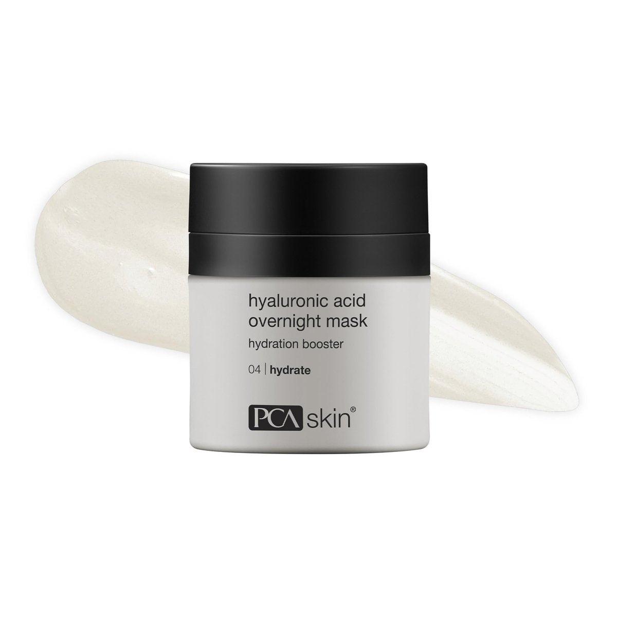 PCA SKIN Feuchtigkeitsmaske über Nacht mit Hyaluronsäure, aufhellende Gesichtsmaske, regeneriert und hydratisiert die Haut über Nacht, verleiht Strahlkraft und Leuchtkraft, Anti-Aging-Gesichtsmaske, 1,8 oz Glas