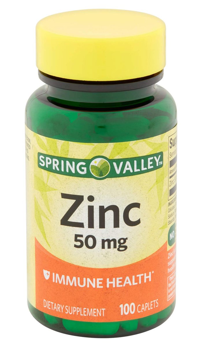 Spring Valley – Zink 50 mg, 200 Tabletten, 2er-Pack – Nahrungsergänzungsmittel für die tägliche Einnahme