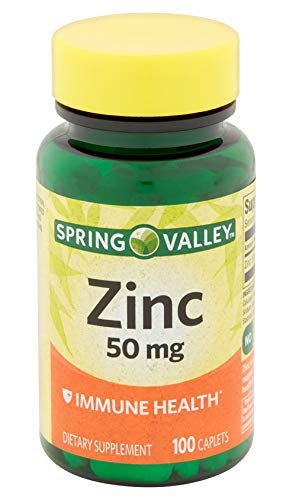 Spring Valley – Zink 50 mg, 200 Tabletten, 2er-Pack – Nahrungsergänzungsmittel für die tägliche Einnahme
