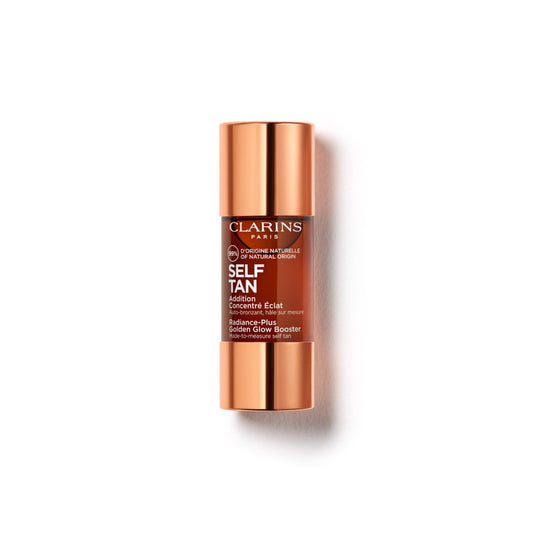 Clarins Selbstbräuner Gesicht Booster | Selbstbräunungstropfen für das Gesicht zur Mischung mit Feuchtigkeitscreme | Natürliche, langanhaltende, streifenfreie, aufbaubare Bräune | Hydratisiert | Färbt nicht ab | 99% natürliche Inhaltsstoffe | 15 ml
