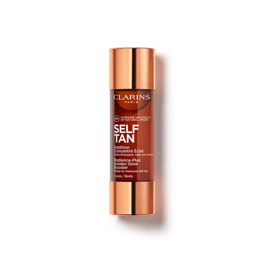 Clarins Selbstbräuner-Tropfen für den Körper – Natürliche, streifenfreie Bräune zum Mischen mit Ihrer Feuchtigkeitspflege – 99 % natürliche Inhaltsstoffe – 30 ml