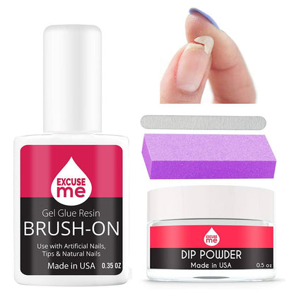 Professionelles Nagelreparaturset für gebrochene, gespaltene, rissige und schwache Nägel – Einfach anzuwenden – Schnelle Lösung