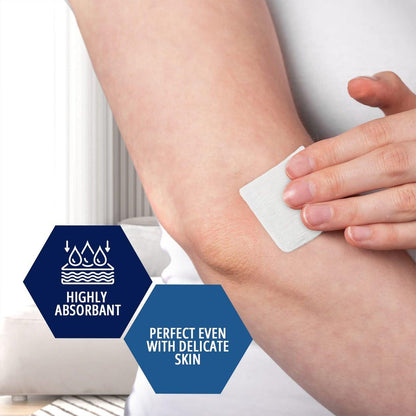 MED PRIDE Sterile Nonstick Gauze Kompressen, 12-lagige Baumwolle, hoch saugfähig, einzeln verpackt für Wundversorgung und Erste Hilfe (2x2 Zoll, 100 Stück)